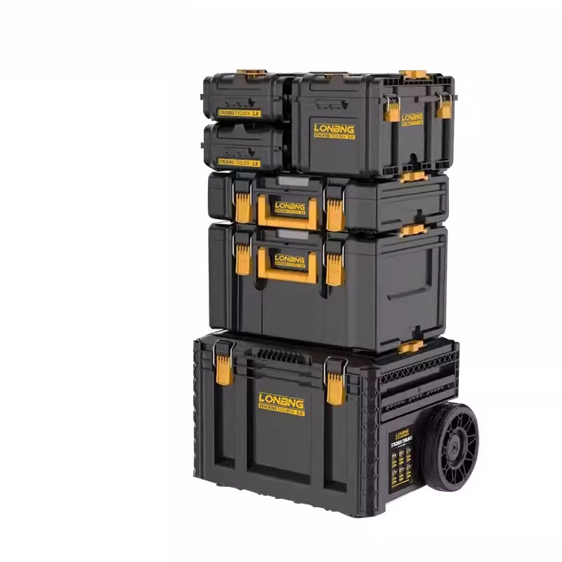 Workshop Garage Tools Manufacturer - Ящик для инструментов, штабелируемый, сверхпрочный, запираемый,