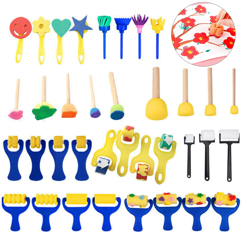 Tools Workshop For Kids - ﻿ Детские губчатые кисти для рисования,
