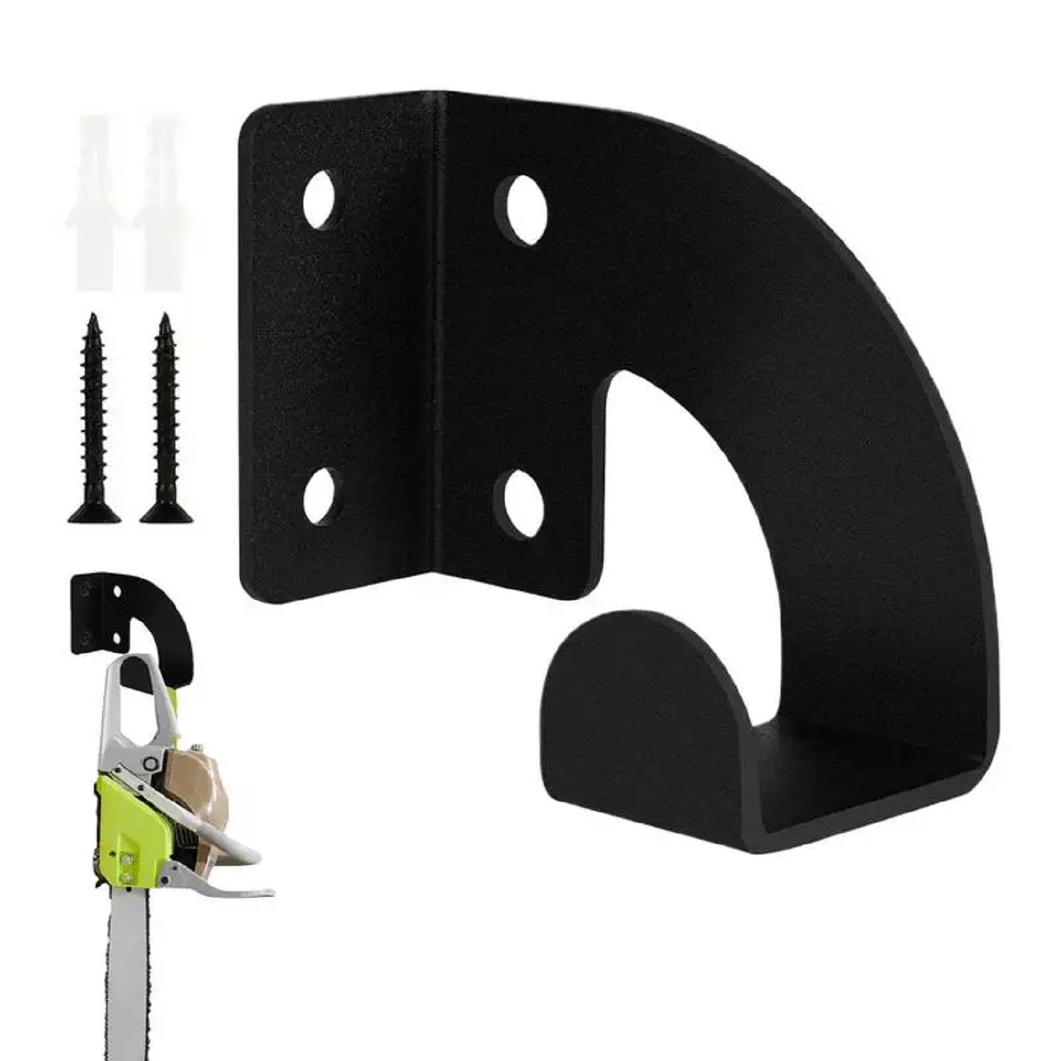 Workshop Tools Hanger - Надежное металлическое настенное крепление для бензопилы,
