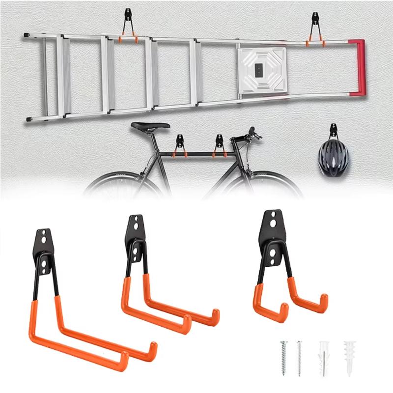 Workshop Tools Hanger - N$ Прочный настенный железный крючок-органайзер для