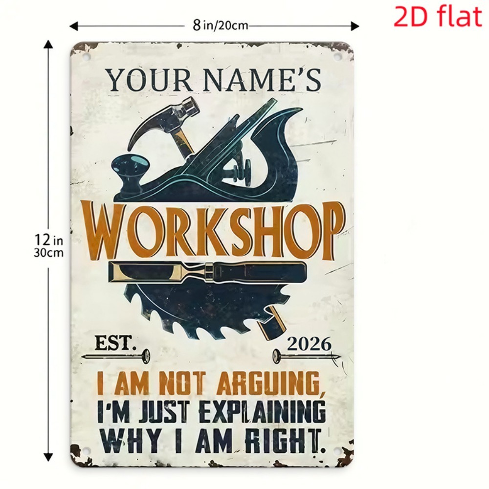 [2D Плоская] 1 шт. Металлическ – обзор и цена Tools Name In Workshop