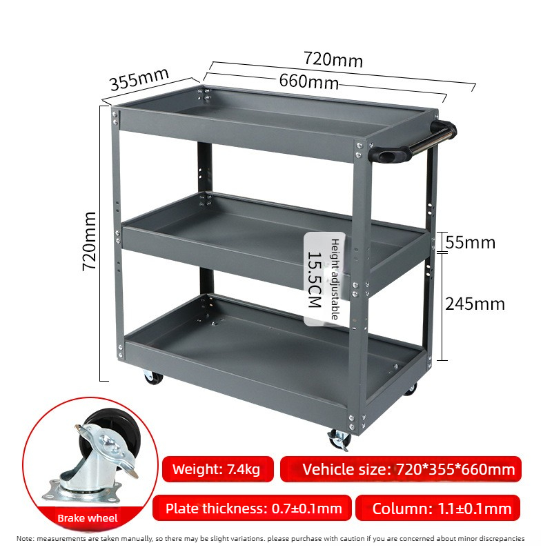 Механическая инструментальная  – обзор и цена Tools Trolley For Workshop
