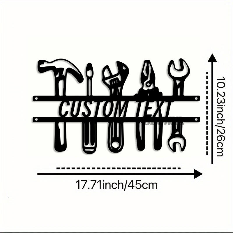 Железный настенный рисунок в и – обзор и цена Tools Name In Workshop