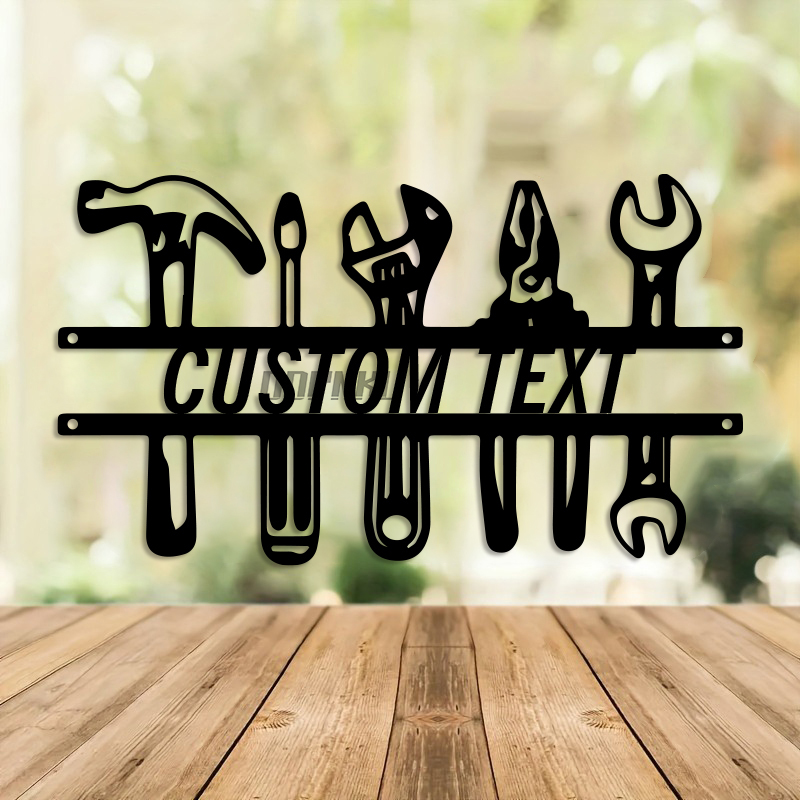 Железный настенный рисунок в и – обзор и цена Tools Name In Workshop