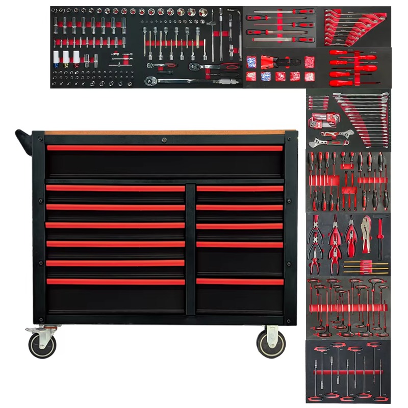 Инструментальный набор из 471  – обзор и цена Tools Trolley For Workshop