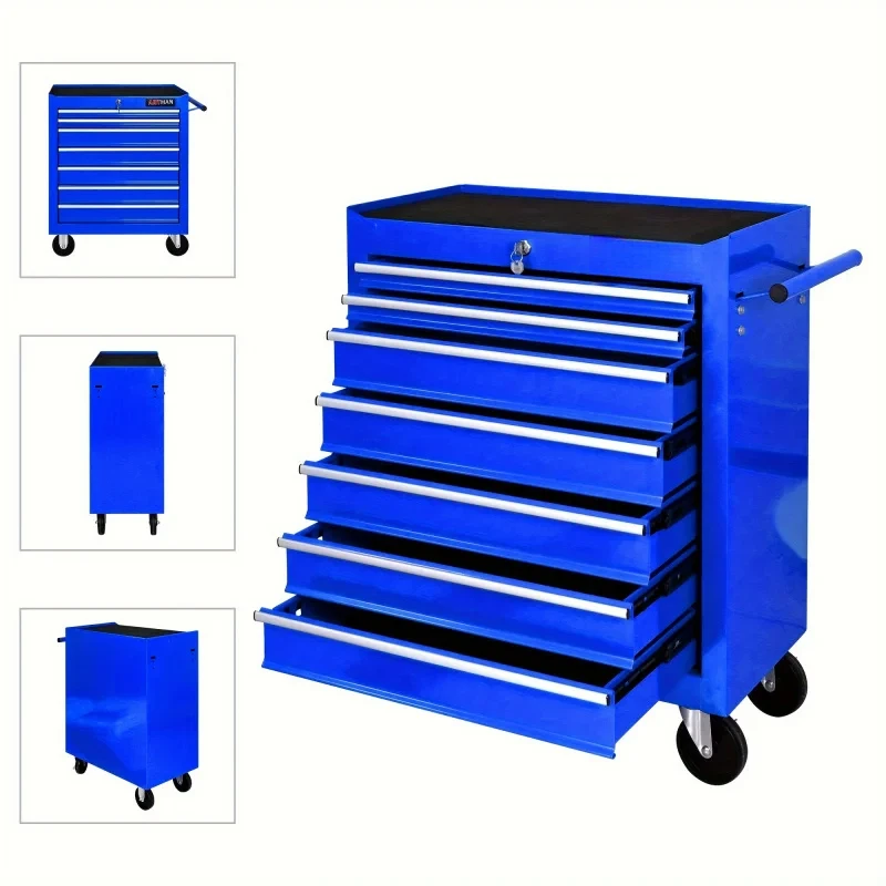 Синяя многофункциональная теле – обзор и цена Tools Trolley For Workshop