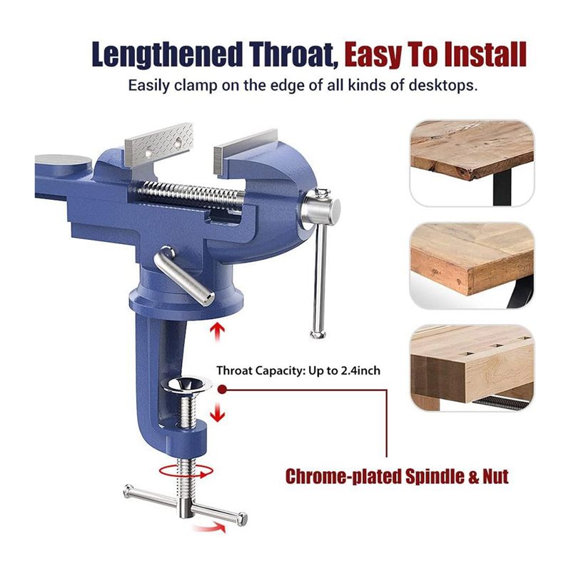 Зажимные тиски KYCOR-Bench Cla – обзор и цена Bench Vise Swivel