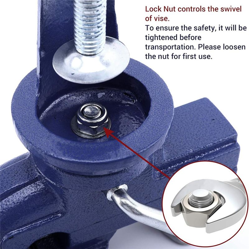 Зажимные тиски KYCOR-Bench Cla – обзор и цена Bench Vise Swivel