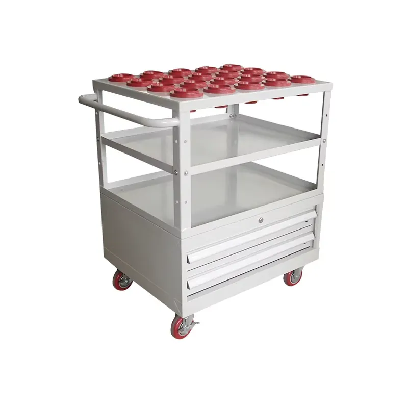 Прочная тележка-шкаф для хране – обзор и цена Tools Trolley For Workshop