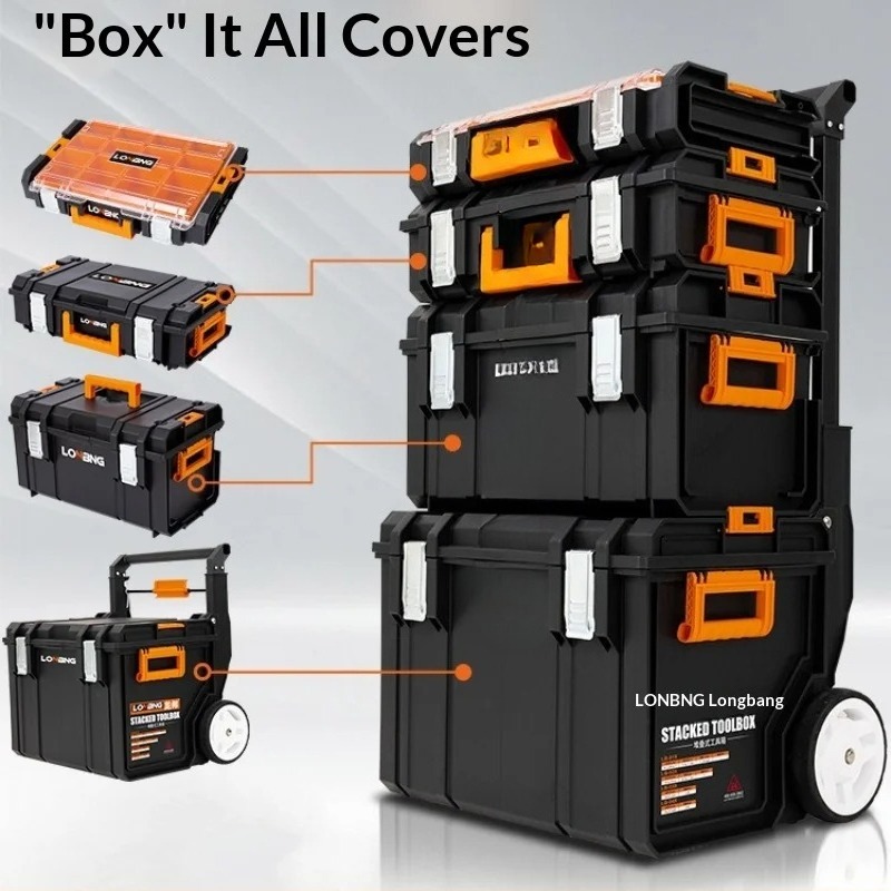 Металлический переносной ящик  – обзор и цена Workshop Garage Tools Manufacturer