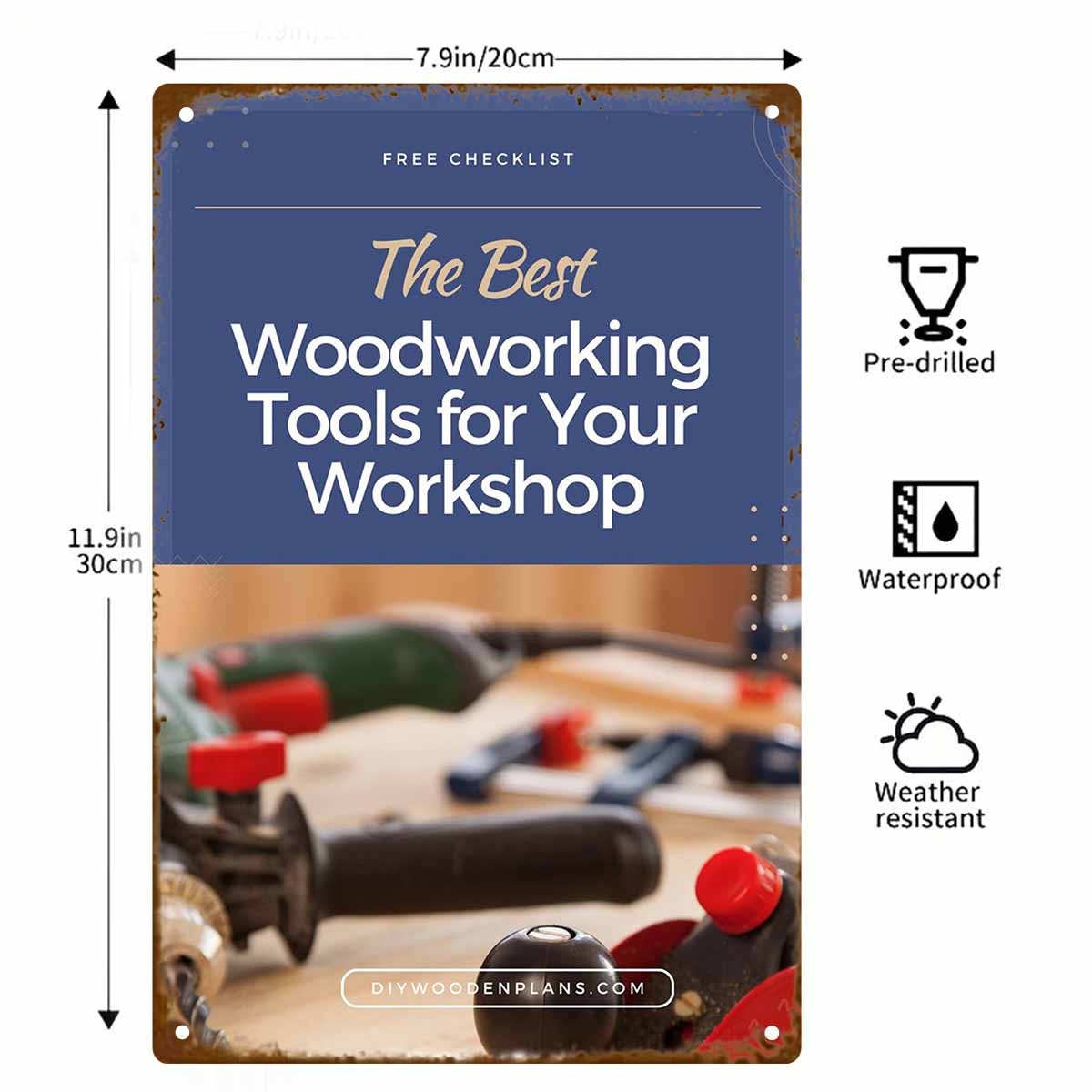 2D плоский плакат (1 шт.) «Луч – обзор и цена Best Tools For Workshop