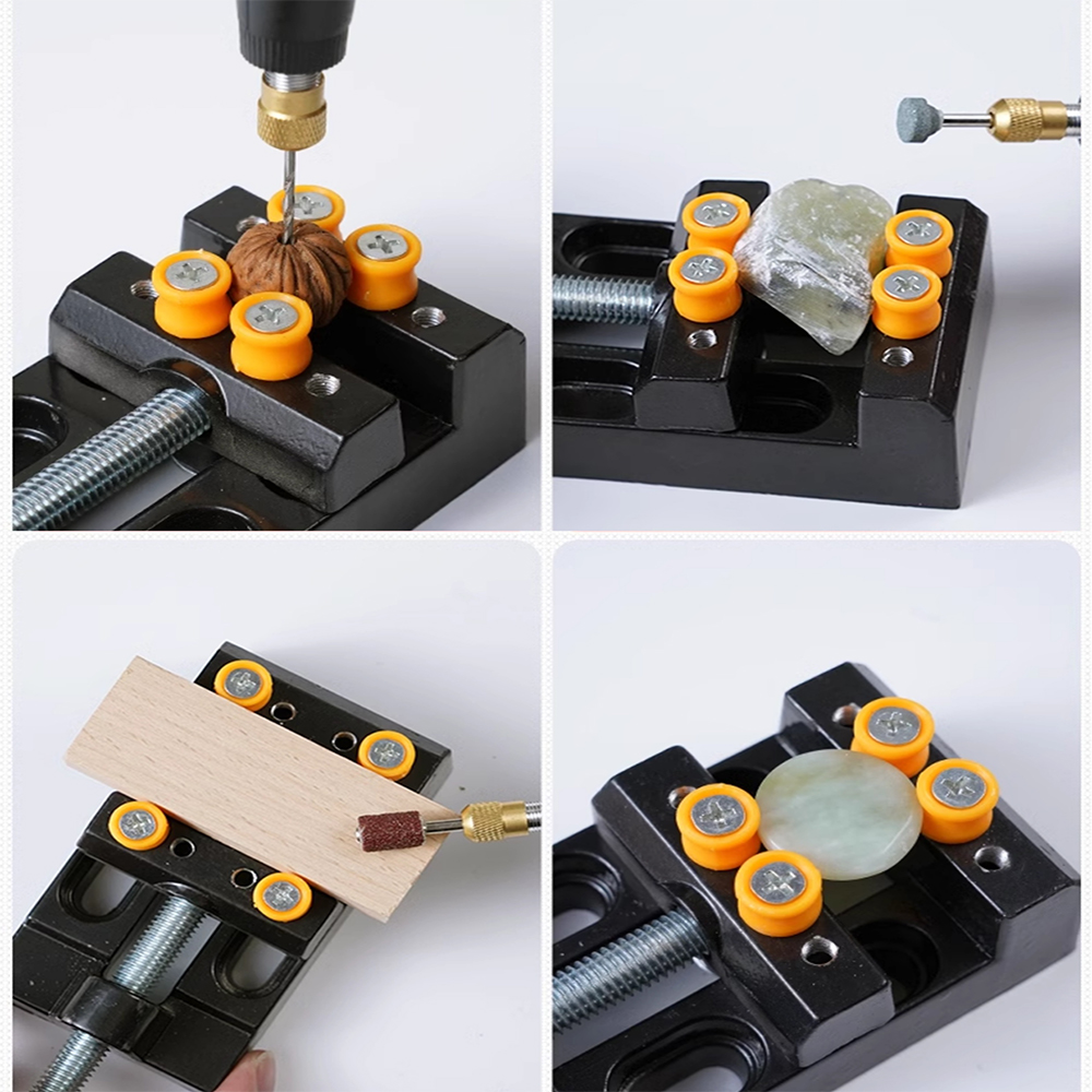 Усиленные мини-тиски 57 мм - у – обзор и цена Bench Vise Swivel