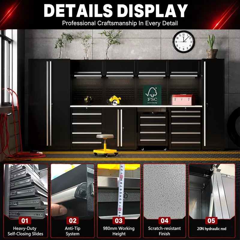 Настраиваемая рабочая станция  – обзор и цена Tools Trolley For Workshop
